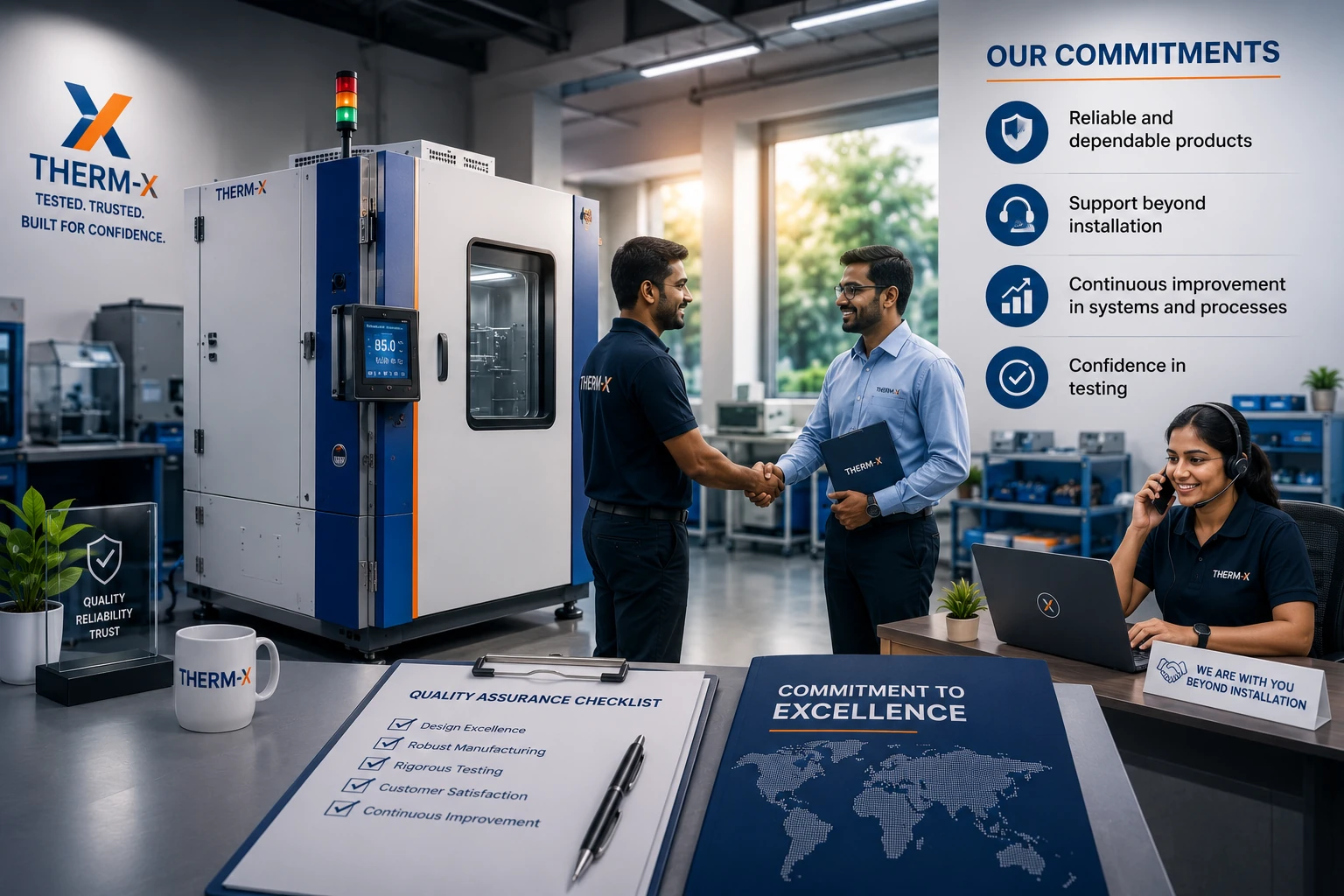 Therm-X commitments to reliable products, support and continuous improvement